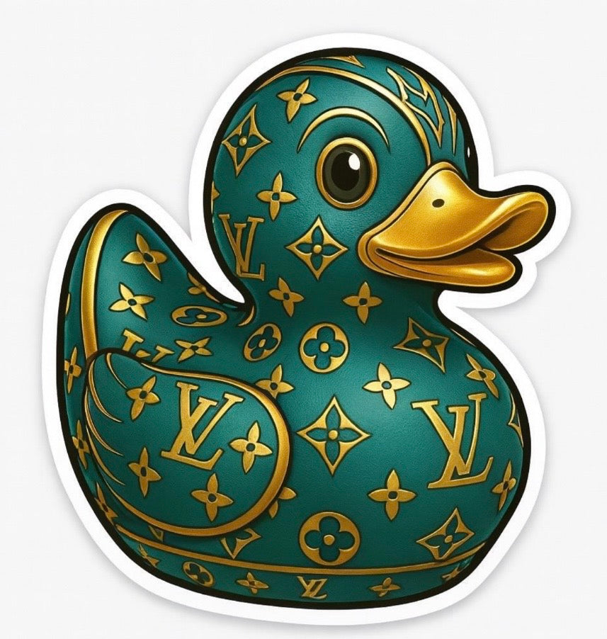 Louis Vuitton Rubber Duck Sticker by Reed’s Rubber Ducks
