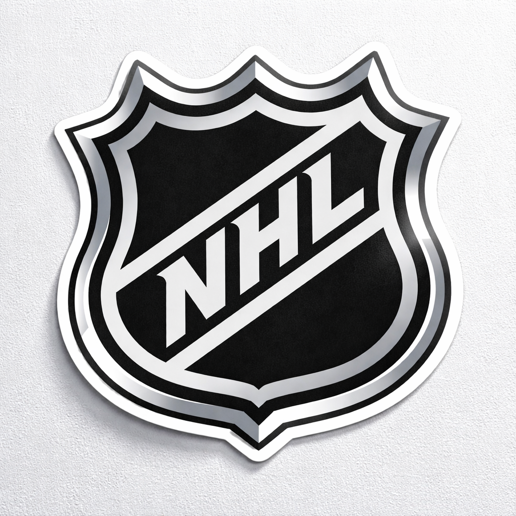 NHL Die-Cut Vinyl Waterproof Sticker