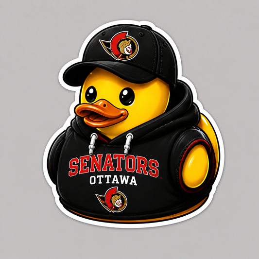 Ottawa Senators Die-Cut Vinyl Waterproof Sticker