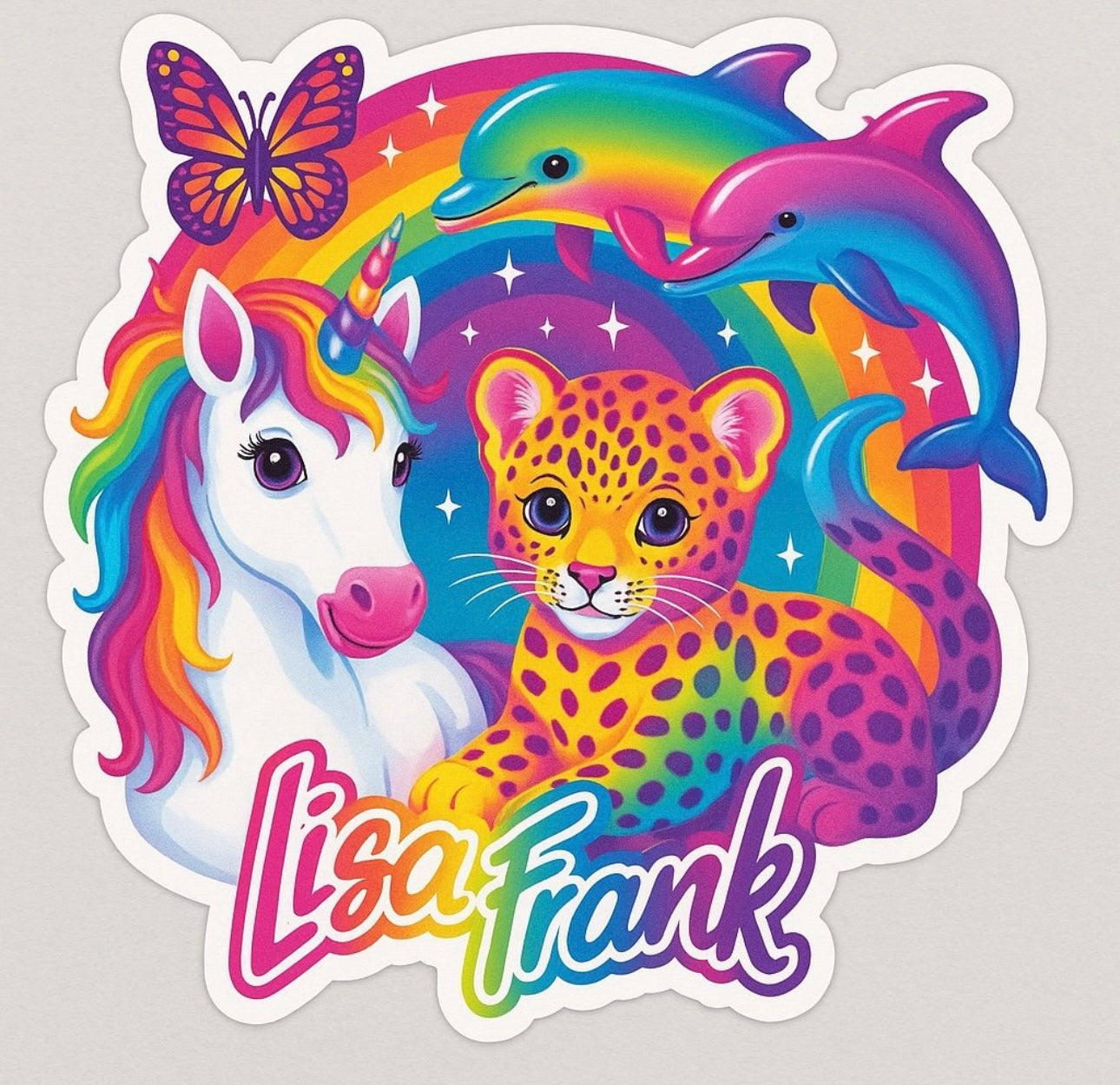 Lisa Frank Sticker by Reed’s Rubber Ducks and Sensory Shop
