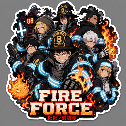 Anime Die-cut Waterproof Vinyl Sticker by Reed’s Rubber Ducks