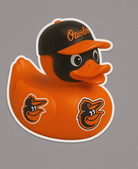 Orioles Rubber Duck Sticker by Reed’s Rubber Ducks