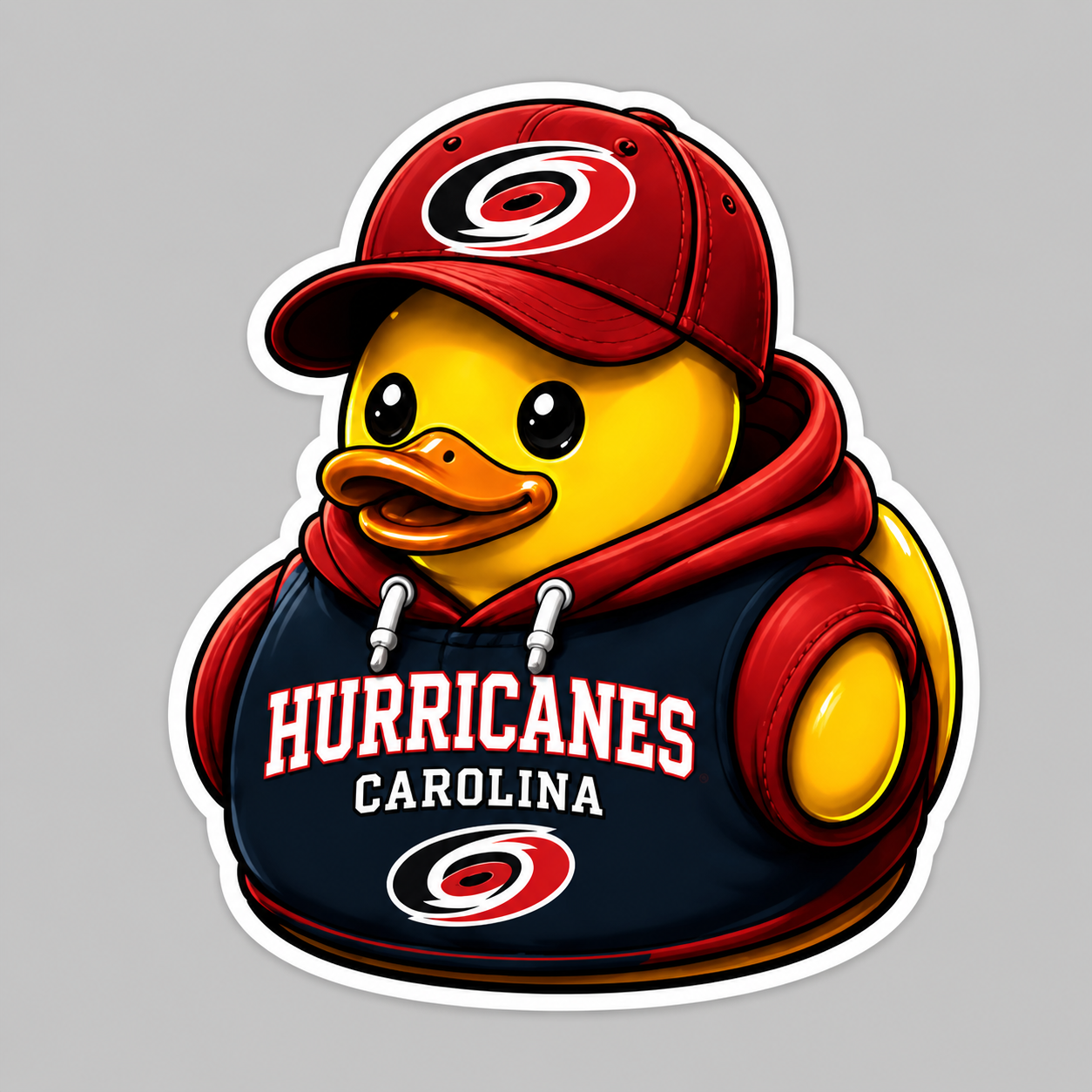 Carolina Hurricanes Die-Cut Vinyl Waterproof Sticker