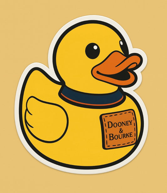 Dooney & Bourke Rubber Duck Sticker by Reed’s Rubber Ducks
