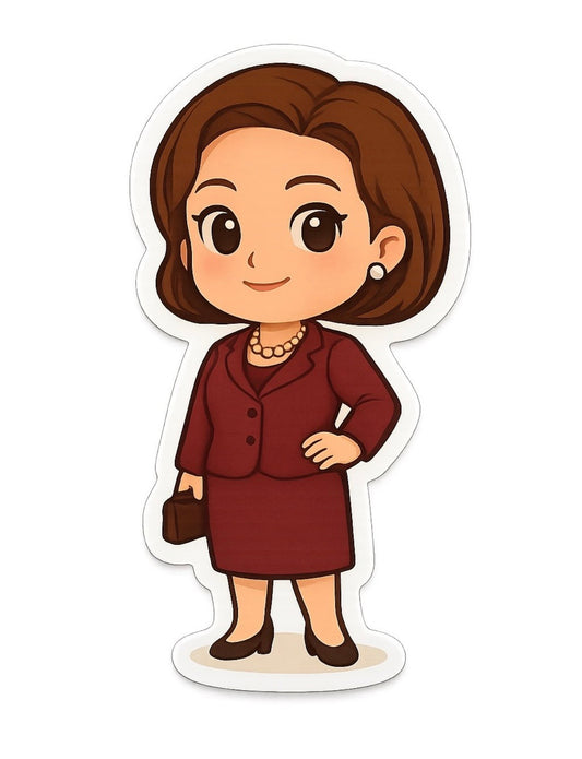 Gilmore Girls Emily Sticker Die-cut Vinyl by Reed’s Rubber Ducks