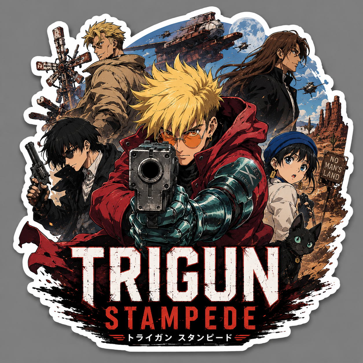 Anime Die-cut Waterproof Vinyl Sticker by Reed’s Rubber Ducks