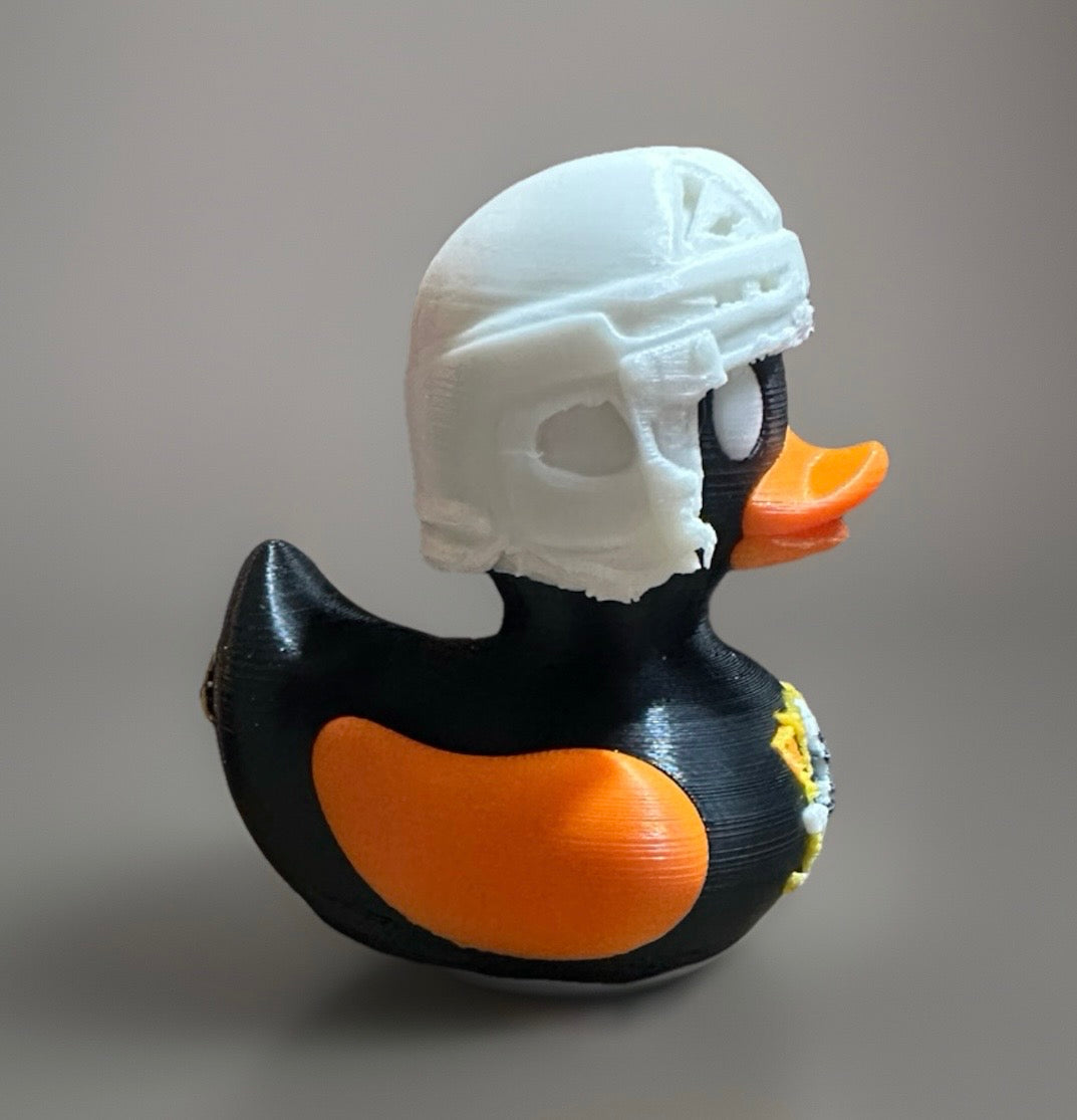 Anaheim Ducks 3D Printed Duck made by Reeds Rubber Ducks and Sensory Shop