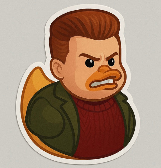 Home Alone Buzz Rubber Duck Sticker by Reed’s Rubber Ducks