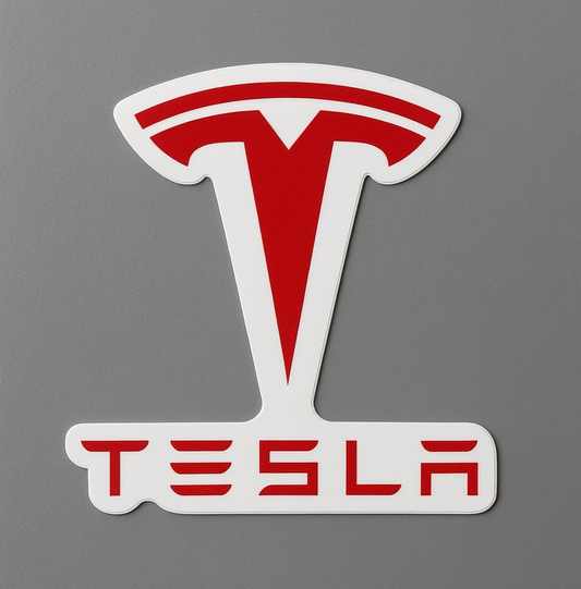 Tesla Sticker by Reed’s Rubber Ducks