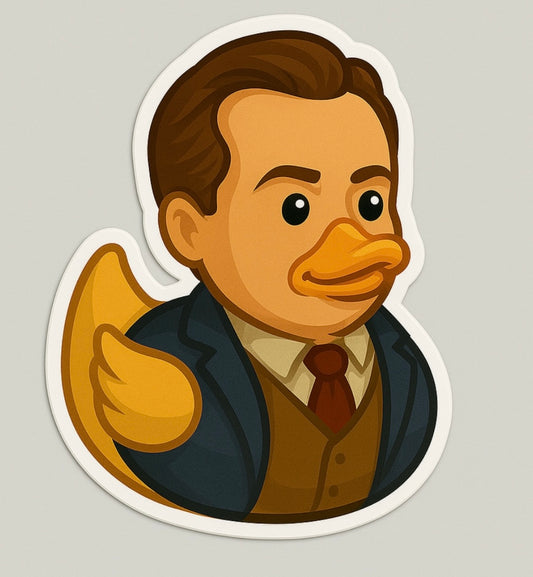 Home Alone Peter McCallister Rubber Duck Sticker by Reed’s Rubber Ducks