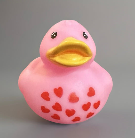 Red Hearts Valentine/Love Rubber Duck 2”