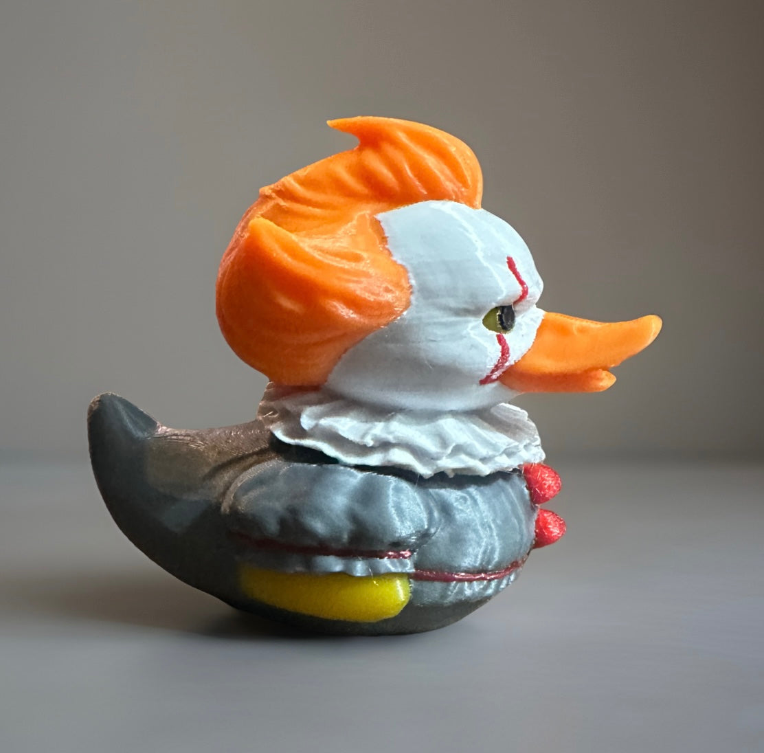 PennyWise 3D Printed Duck made by Reeds Rubber Ducks and Sensory Shop
