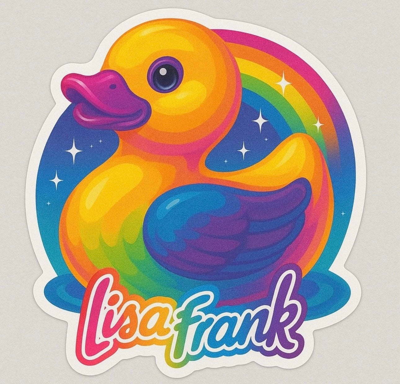 Lisa Frank Sticker by Reed’s Rubber Ducks and Sensory Shop