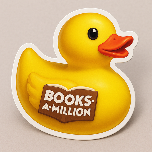 Books A Million Rubber Duck Sticker by Reed’s Rubber Ducks