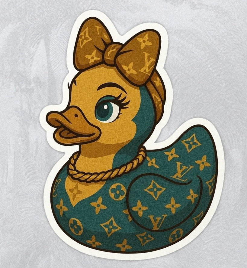Louis Vuitton Rubber Duck Sticker by Reed’s Rubber Ducks