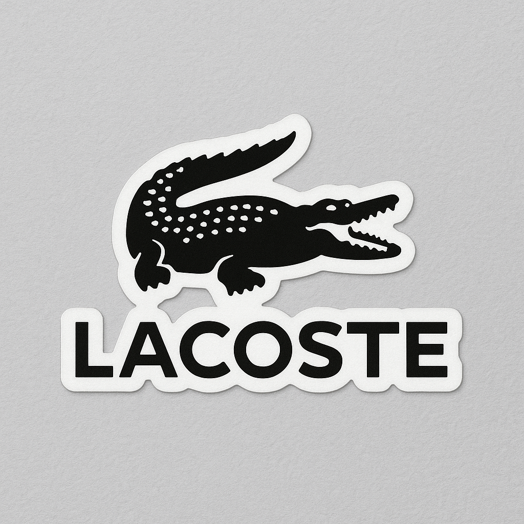 Lacoste Vinyl Sticker by Reed’s Rubber Ducks