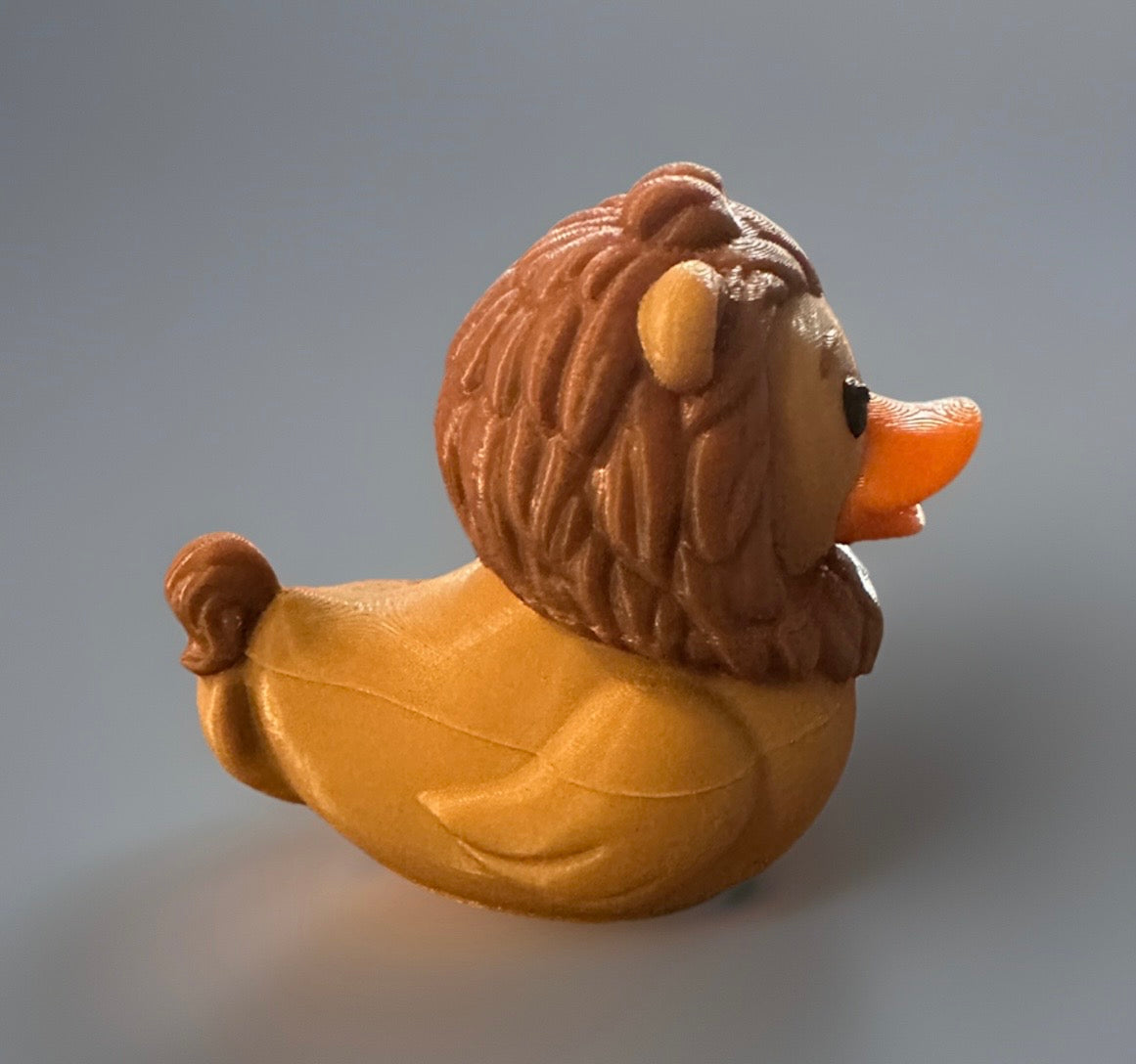 Reed's 3D Printed Wizard of Oz’s Cowardly Lion Duck-Collectible