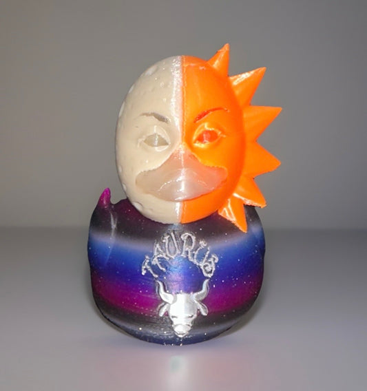 Taurus Astrological 3D Printed Duck made by Reeds Rubber Ducks and Sensory Shop