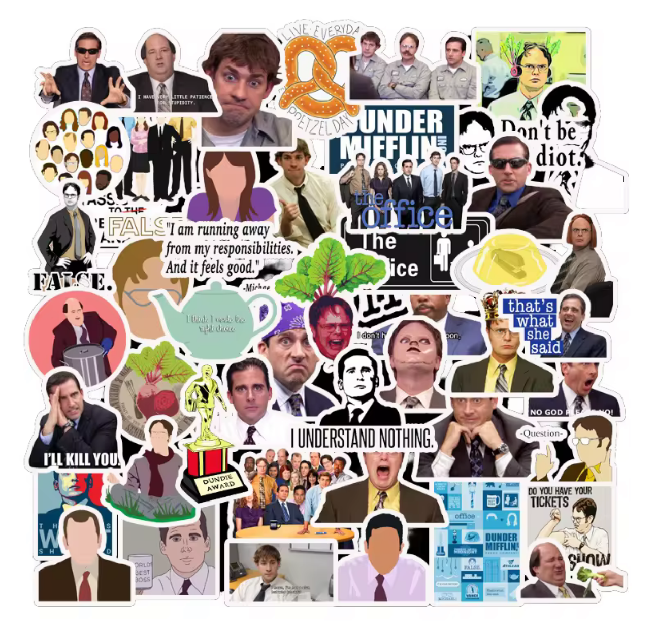 The Office TV Show Stickers