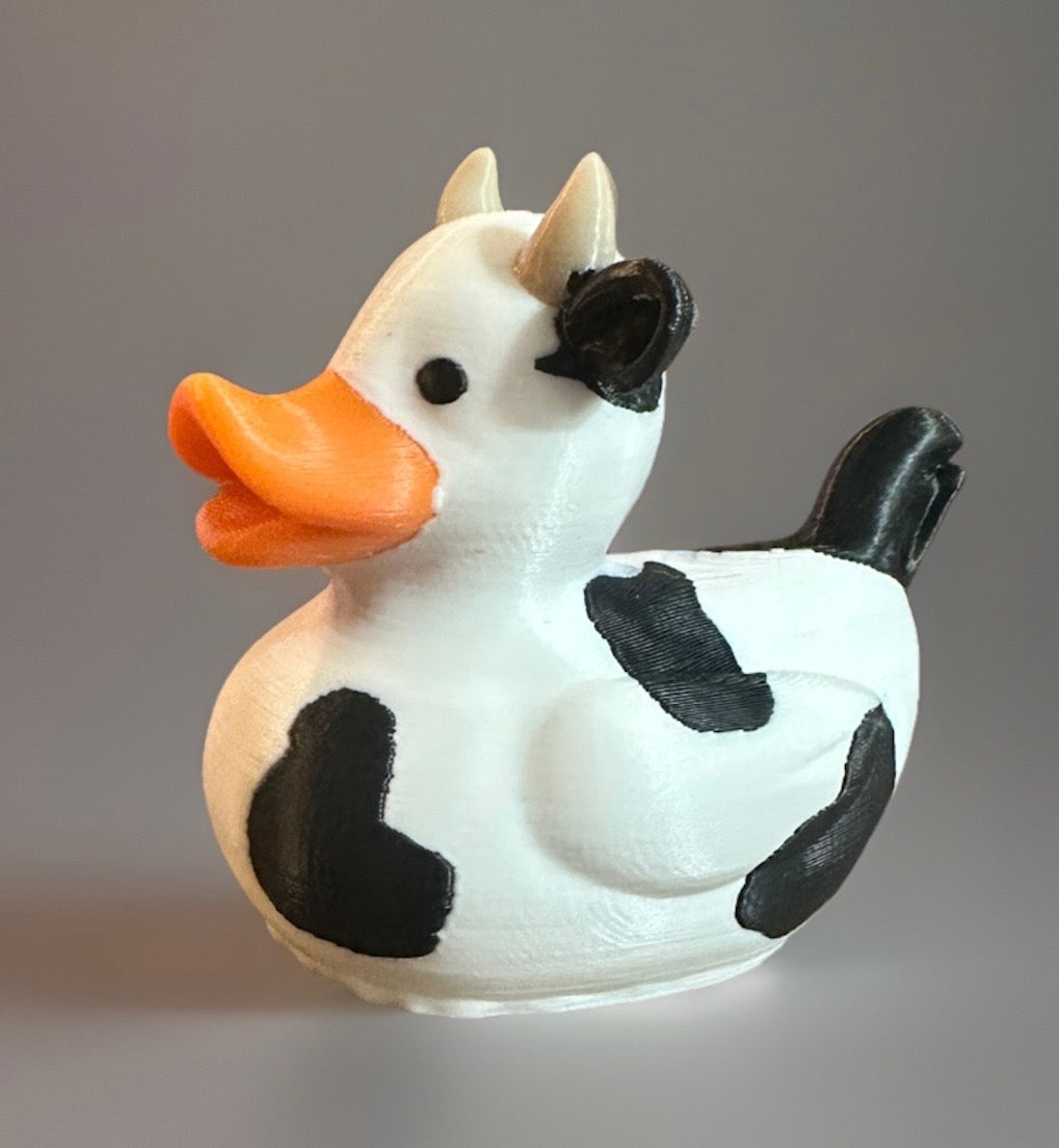 Reed's 3D  Holstein Friesian Cow Duck-Collectible