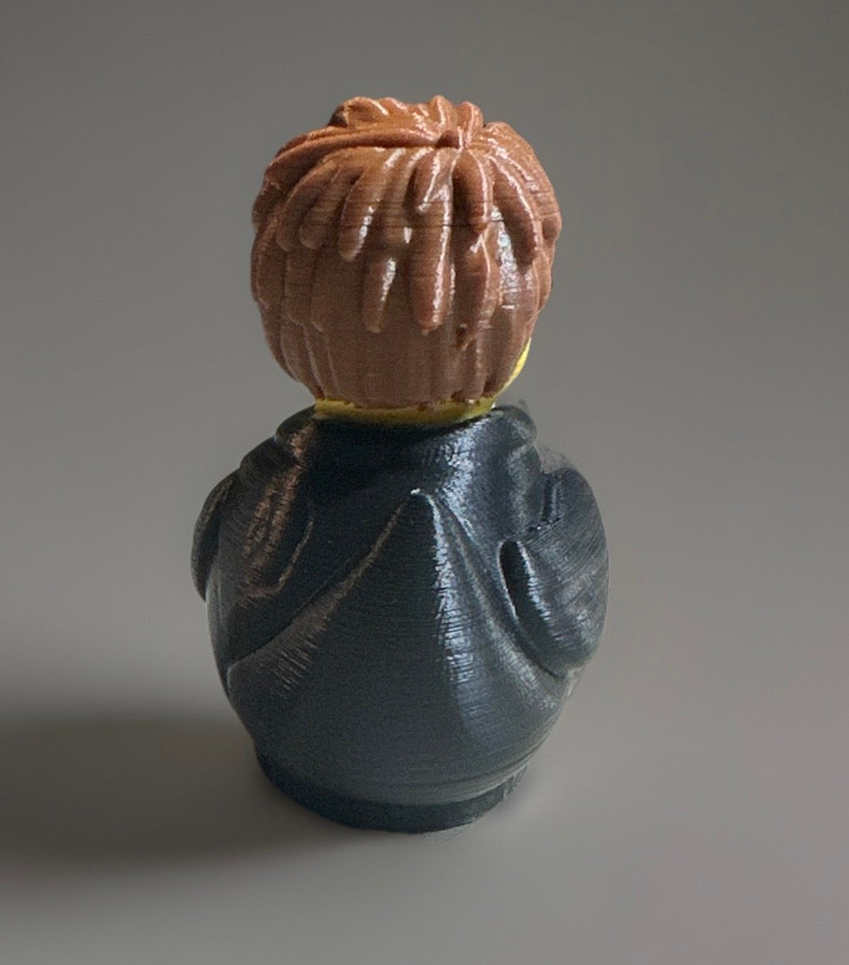 Harry Potter with Wand 3D Printed Duck made by Reeds Rubber Ducks and Sensory Shop