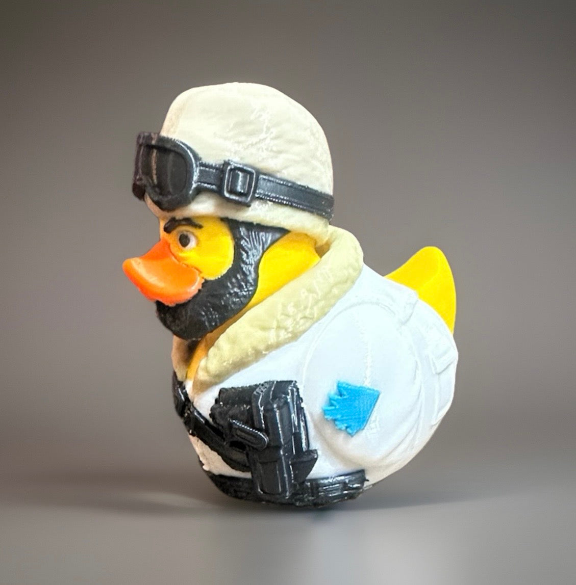 Frostbite from GI Joe ARAH 3D Printed Duck made by Reeds Rubber Ducks and Sensory Shop