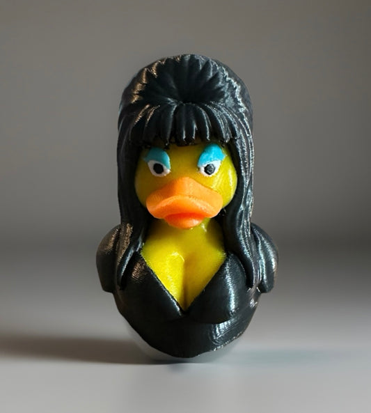 Elvira 3D Printed Duck made by Reeds Rubber Ducks and Sensory Shop