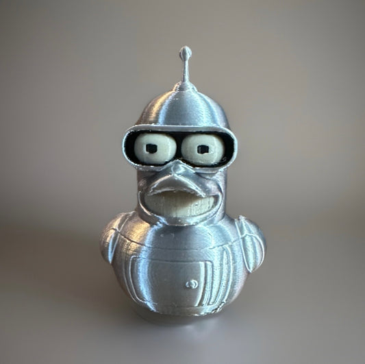 Reed's 3D Printed Futurama’s Bender Duck-Collectible