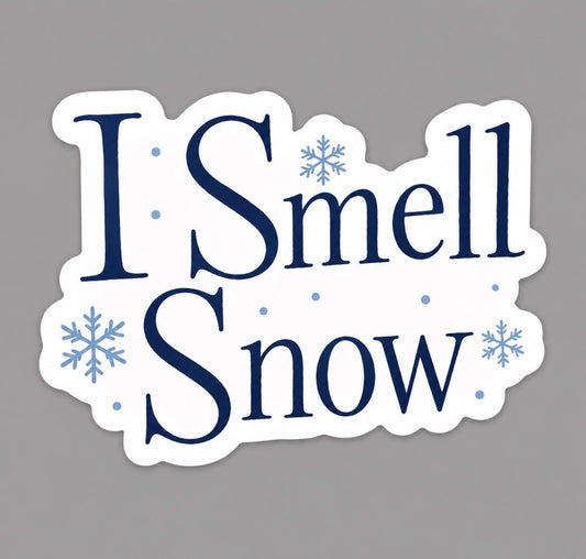 I Smell Snow Gilmore Girls Sticker Die-cut Vinyl by Reed’s Rubber Ducks