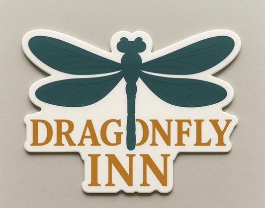 Dragonfly Inn Gilmore Girls Sticker Die-cut Vinyl by Reed’s Rubber Ducks