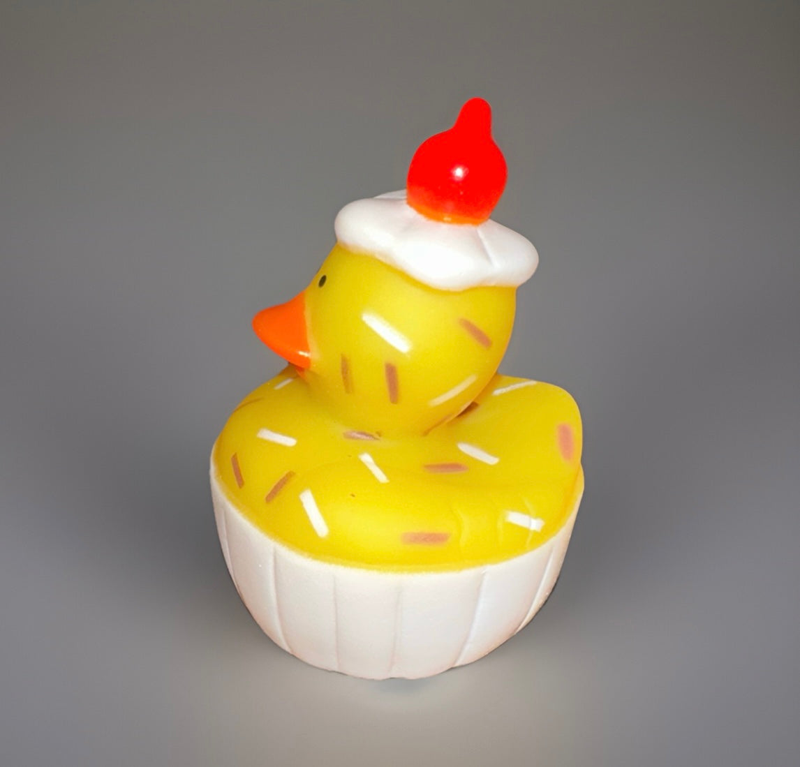 Vanilla Cupcake Rubber Duck 2”