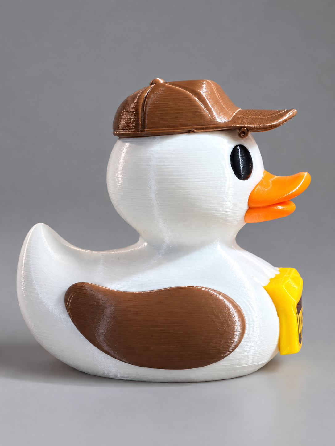 UPS 3D Printed Duck made by Reeds Rubber Ducks and Sensory Shop