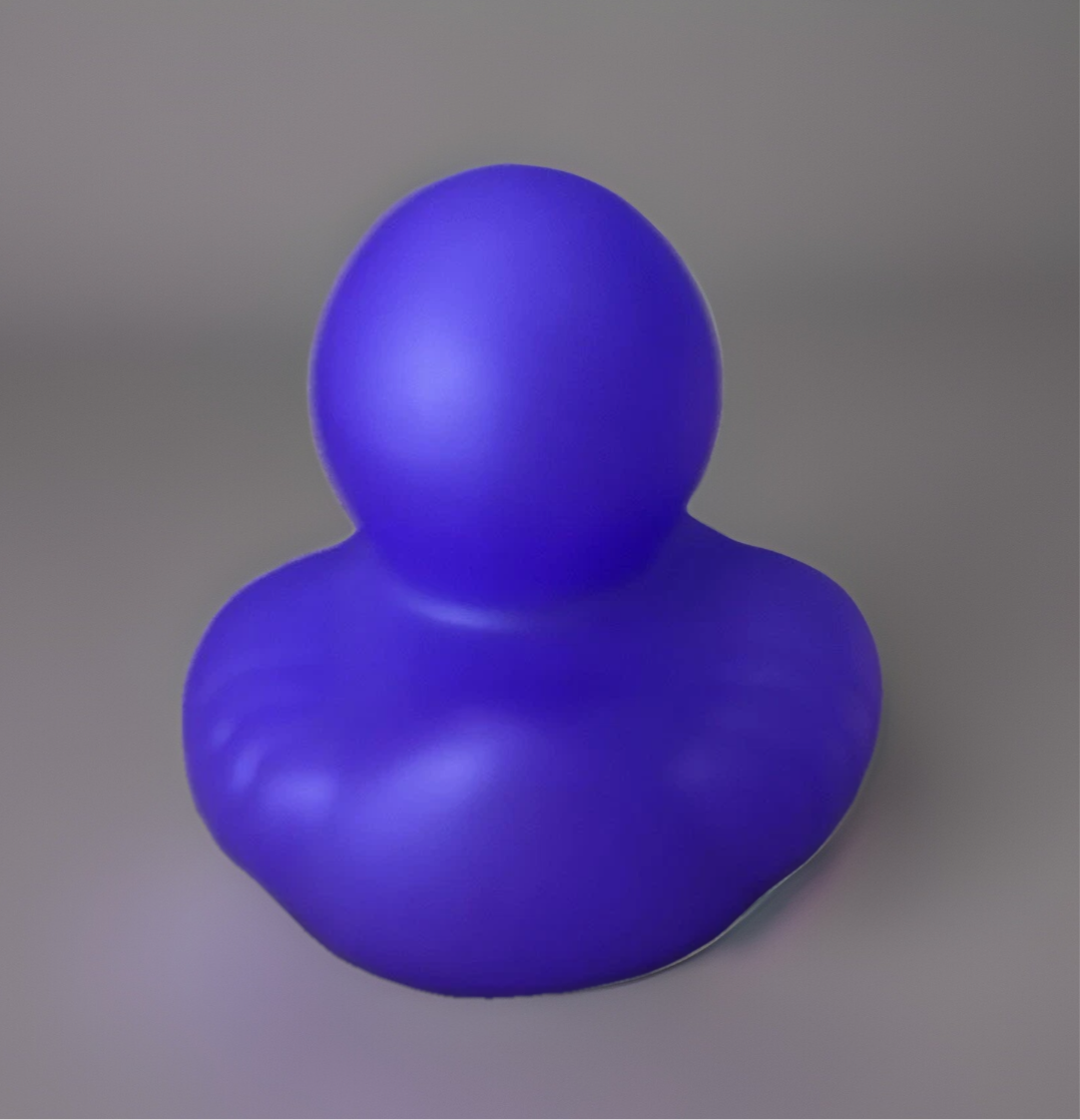 Purple Color Changing Rubber Duck 2”