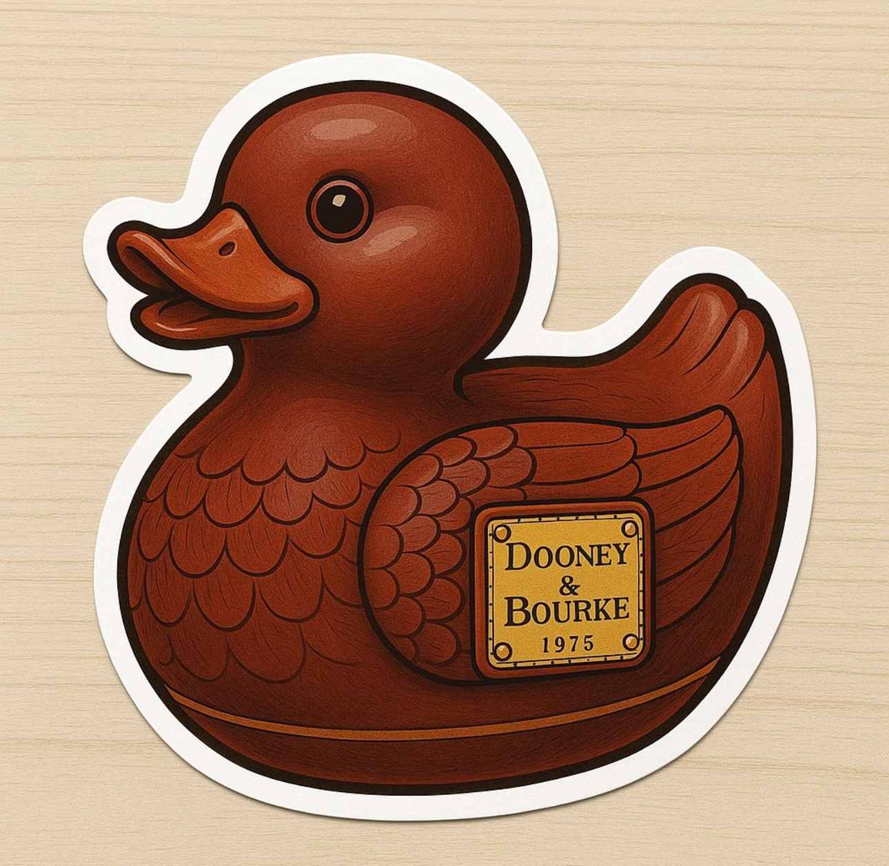 Dooney & Bourke Rubber Duck Sticker by Reed’s Rubber Ducks