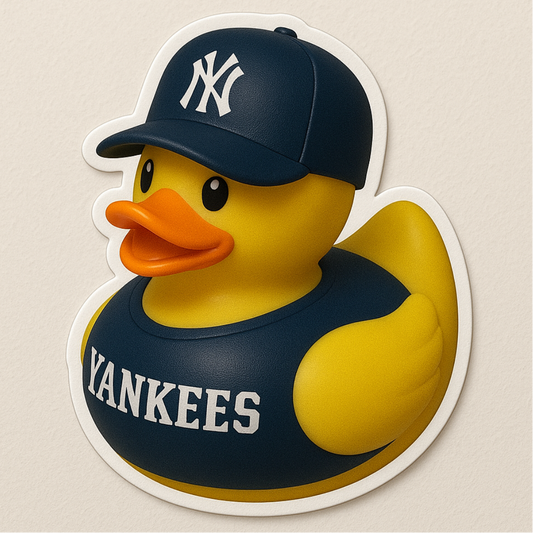 New York Yankees Rubber Duck Sticker by Reed’s Rubber Ducks