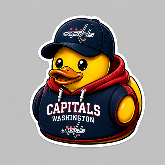 Washington Capitals Die-Cut Vinyl Waterproof Sticker