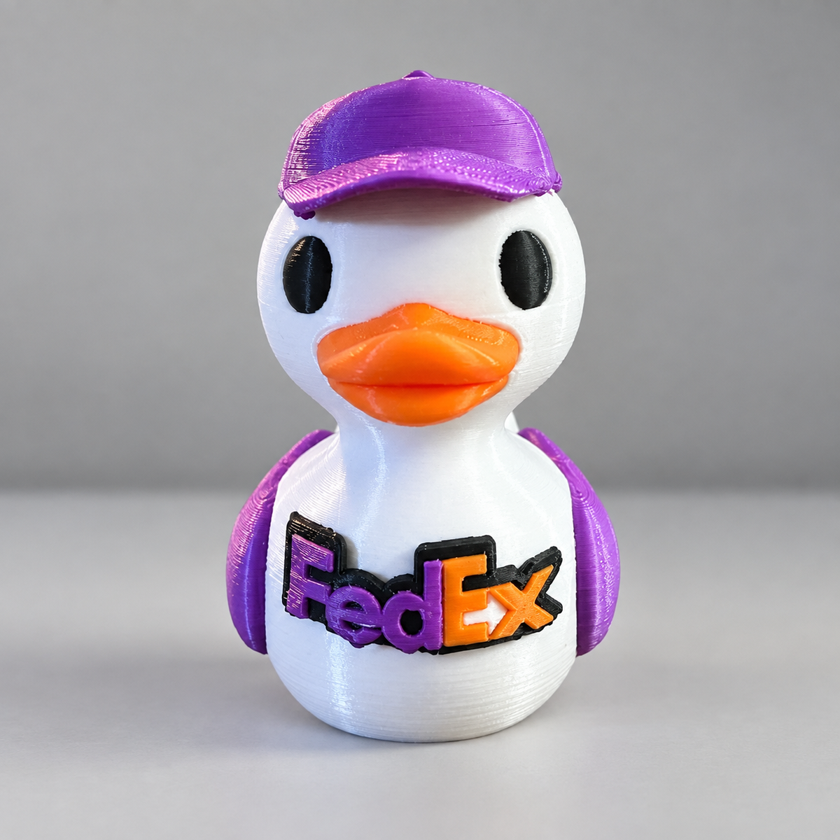 FedEx inspired duck/Delivery Driver Duck/3D Printed Duck/Delivery Worker Gift/Collectible