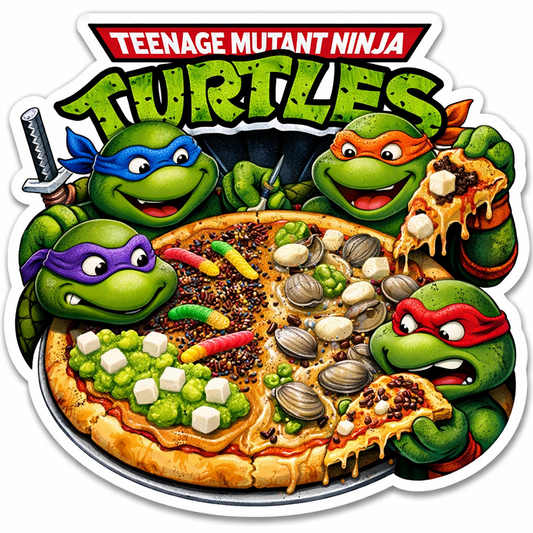 Teenage Mutant Ninja Turtles Die-Cut Sticker by Reed’s Rubber Ducks