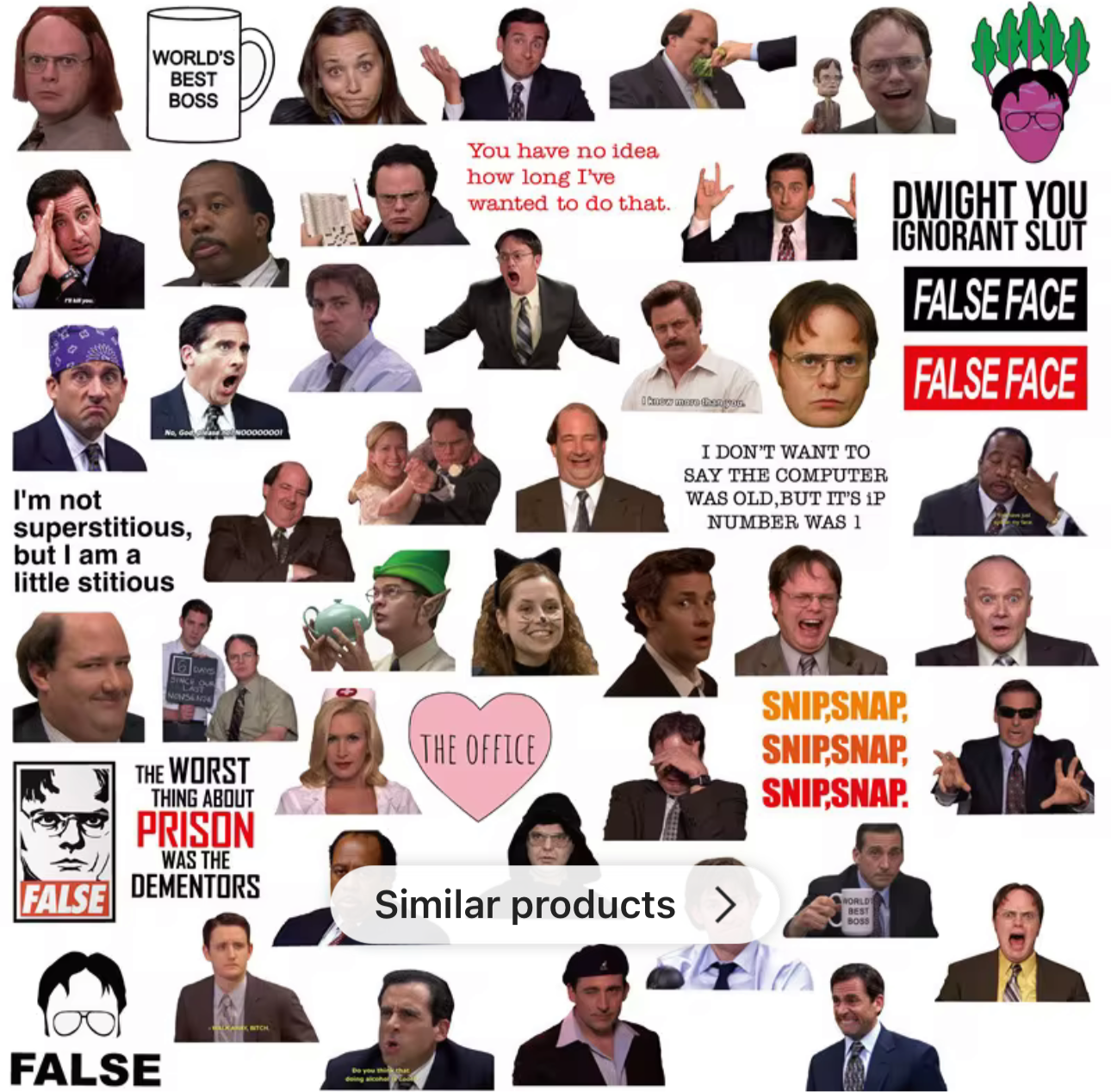 The Office TV Show Stickers