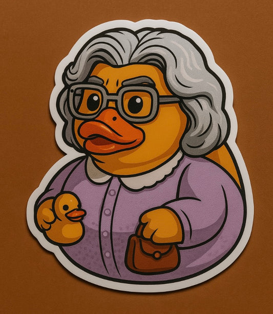 Madea Rubber Duck Sticker by Reed’s Rubber Ducks