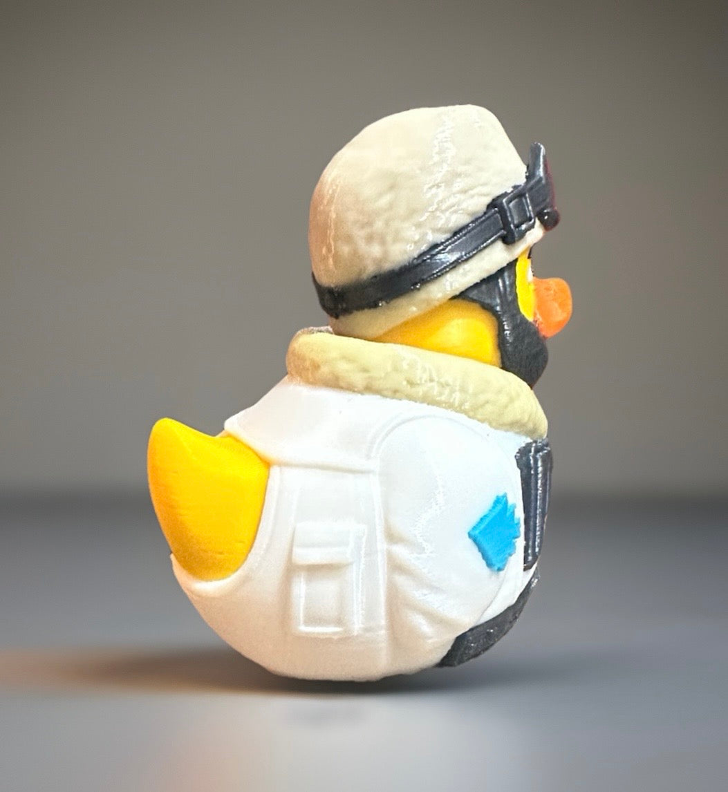Frostbite from GI Joe ARAH 3D Printed Duck made by Reeds Rubber Ducks and Sensory Shop