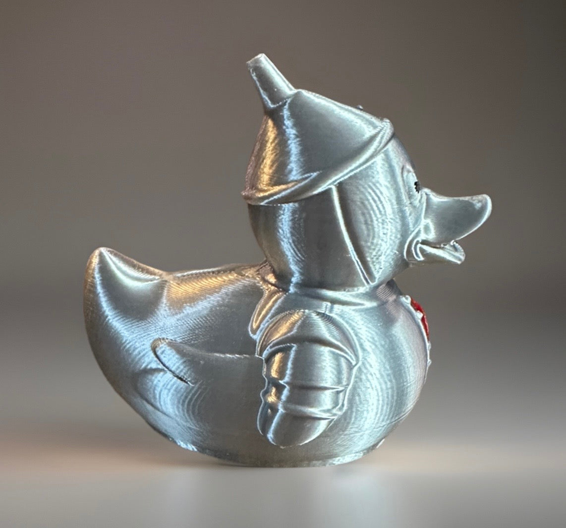 Reed's 3D Printed Wizard of Oz’s Tin Man Duck-Collectible