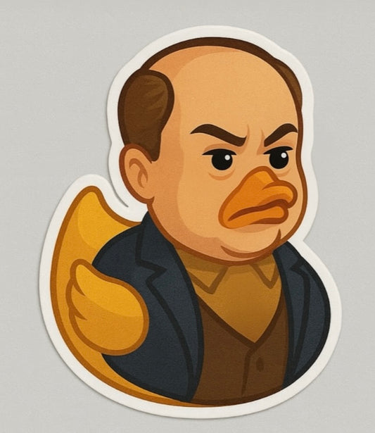 Home Alone Uncle Frank Rubber Duck Sticker by Reed’s Rubber Ducks