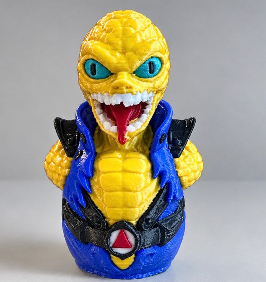 Cobra Commander (I Was Once a Man) - G.I. Joe 3D Printed Duck made by Reeds Rubber Ducks and Sensory Shop