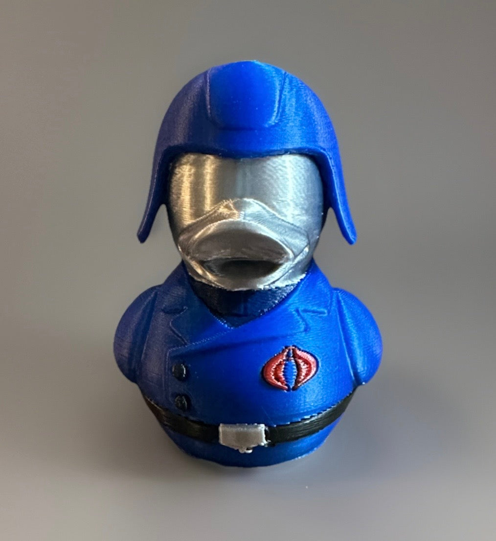 Reed's 3D Printed Cobra Commander with Helmet - G.I. Joe Duck-Collectible
