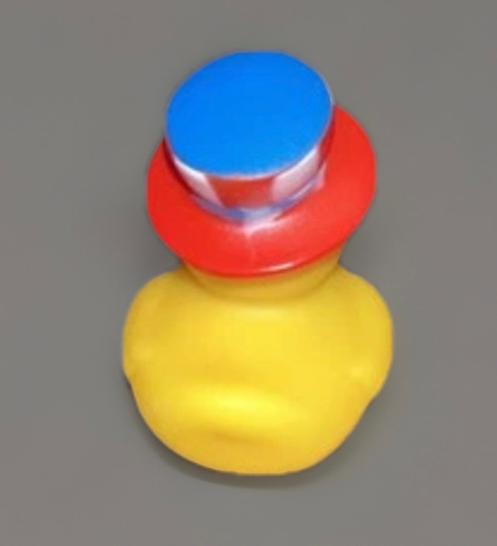 Patriot Bearded Rubber Duck 2”