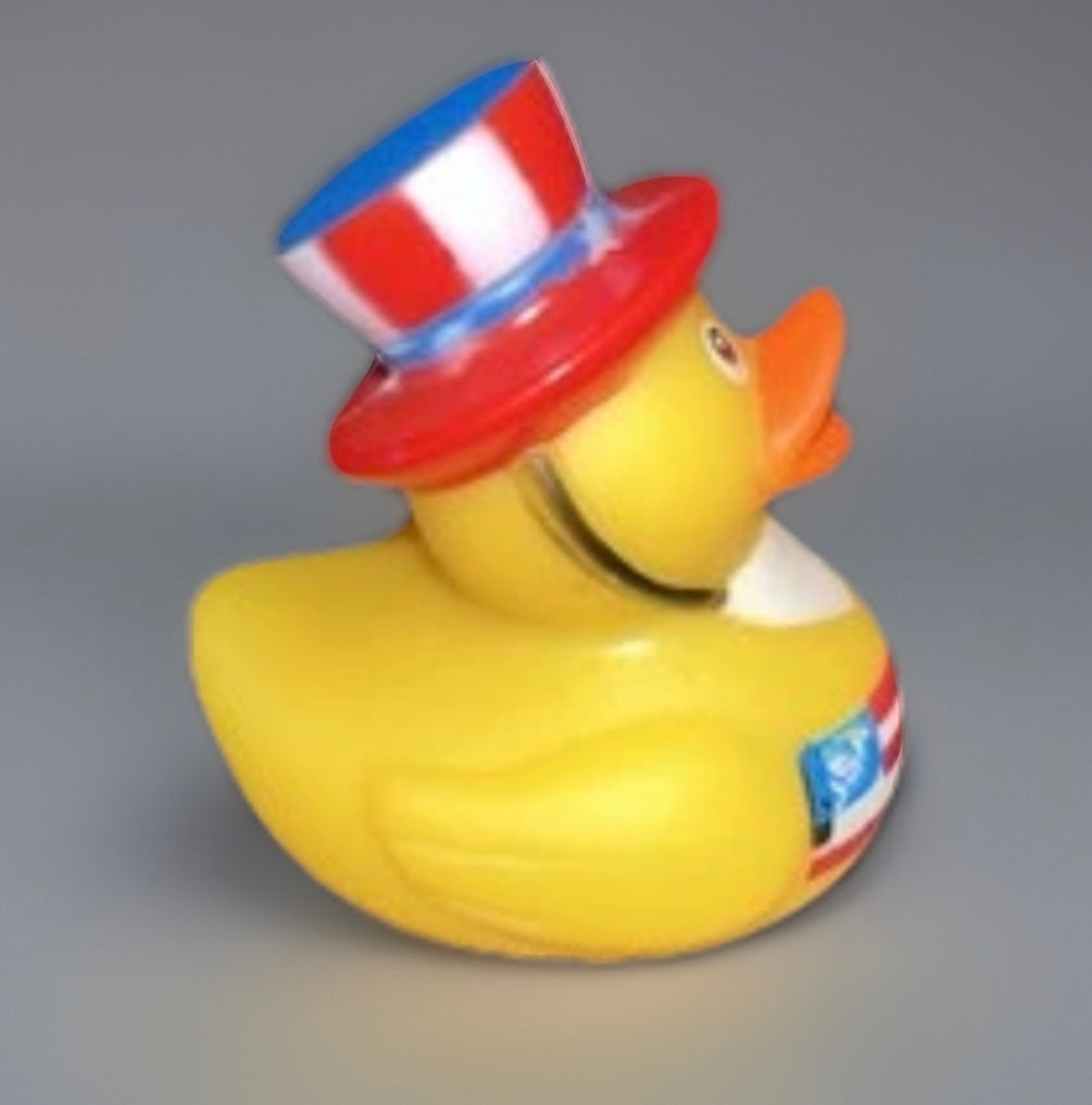 Patriot Bearded Rubber Duck 2”