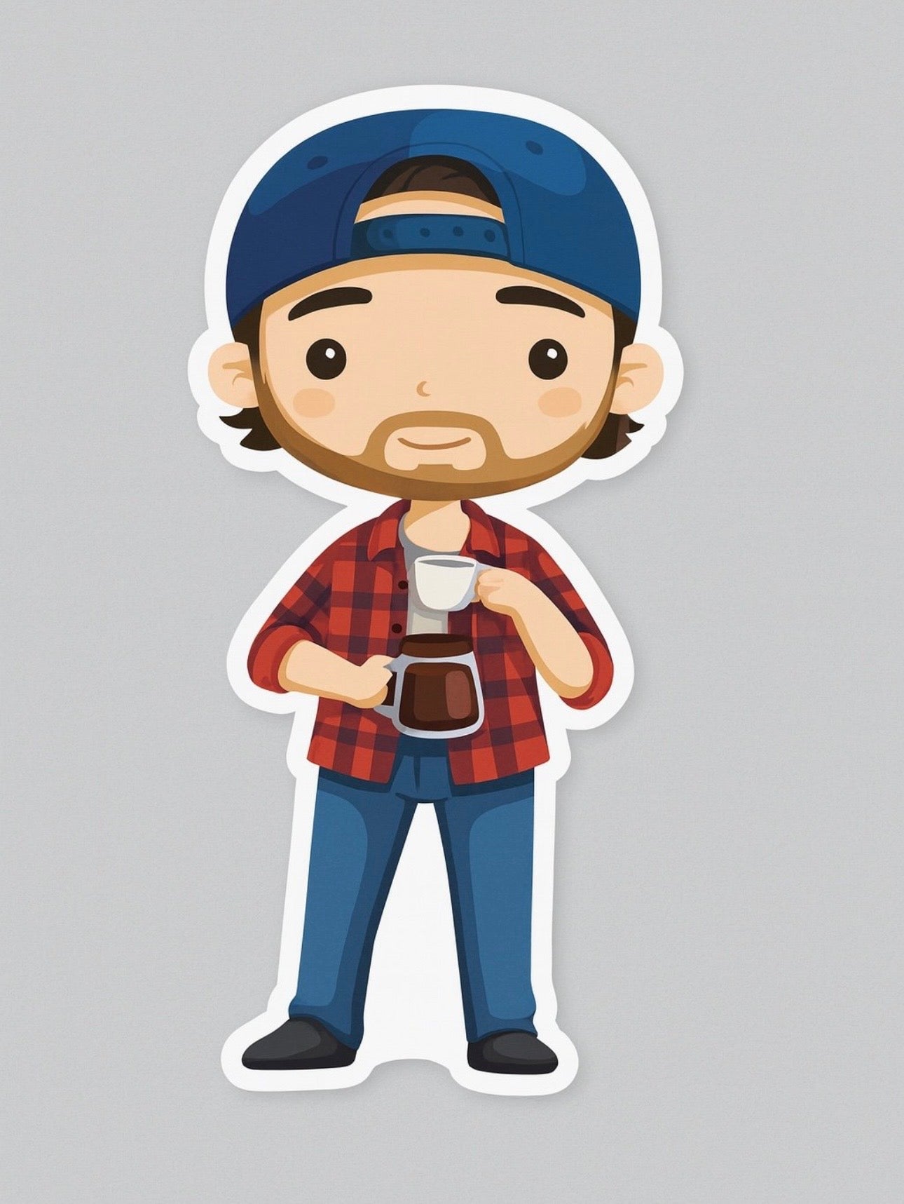 Gilmore Girls Luke Sticker Die-cut Vinyl by Reed’s Rubber Ducks