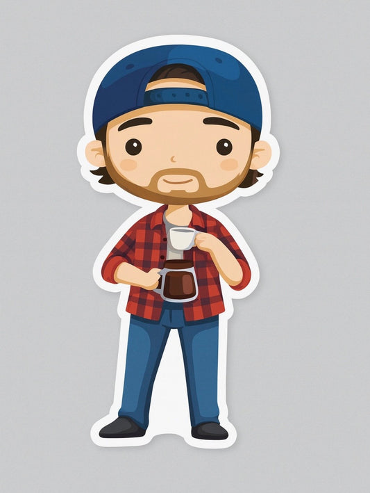 Gilmore Girls Luke Sticker Die-cut Vinyl by Reed’s Rubber Ducks