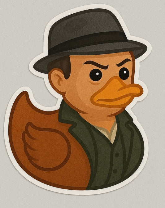 Home Alone Harry Lime Rubber Duck Sticker by Reed’s Rubber Ducks